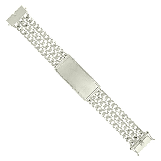 925 Sterling Silver Id Bracelet 8"