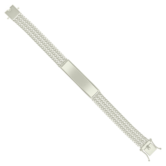 925 Sterling Silver Id Bracelet 8"