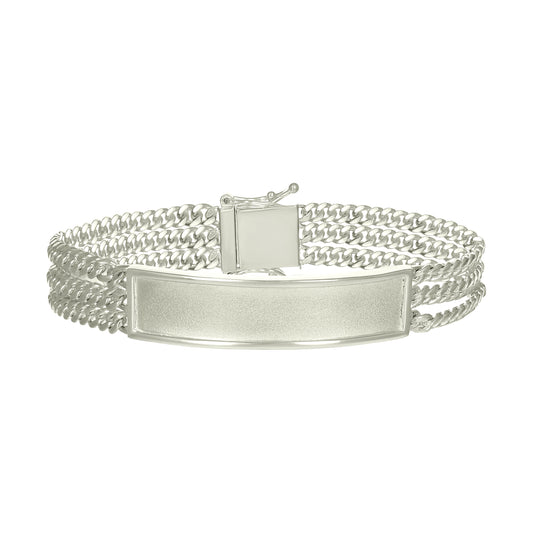 925 Sterling Silver Id Bracelet 8"