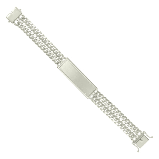 925 Sterling Silver Id Bracelet 8"