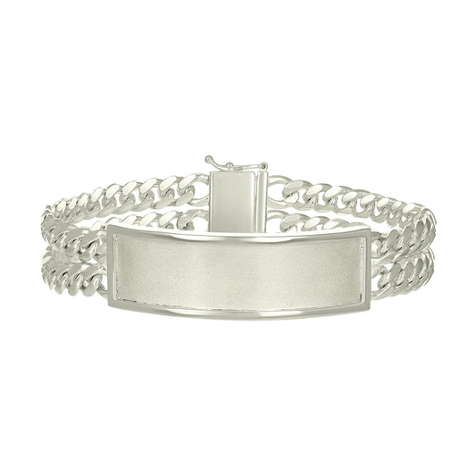 925 Sterling Silver Id Bracelet 8"