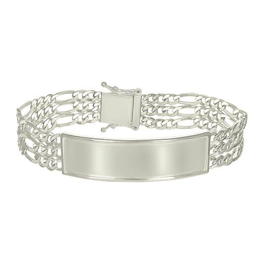 925 Sterling Silver Id Bracelet 8"