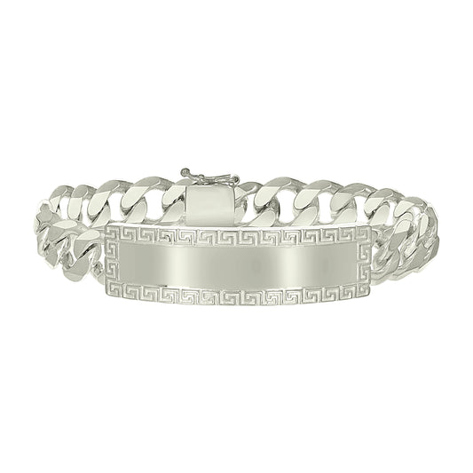 925 Sterling Silver Id Bracelet 8"