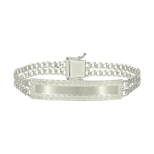 925 Sterling Silver Id Bracelet 8"
