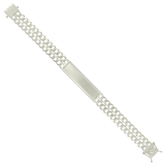 925 Sterling Silver Id Bracelet 8"