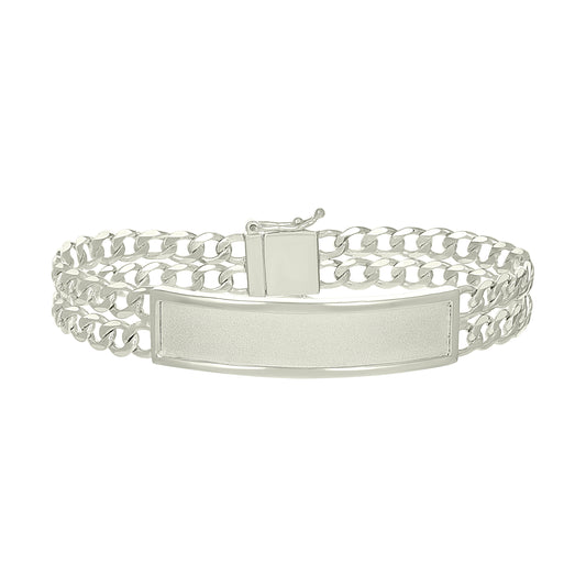 925 Sterling Silver Id Bracelet 8"