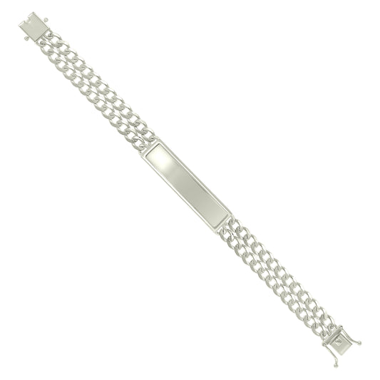 925 Sterling Silver Id Bracelet 8"