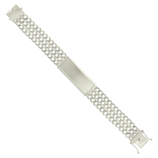 925 Sterling Silver Id Bracelet 8"
