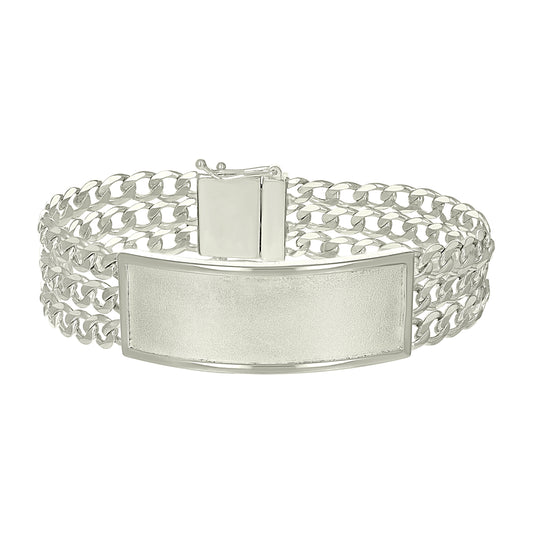925 Sterling Silver Id Bracelet 8"
