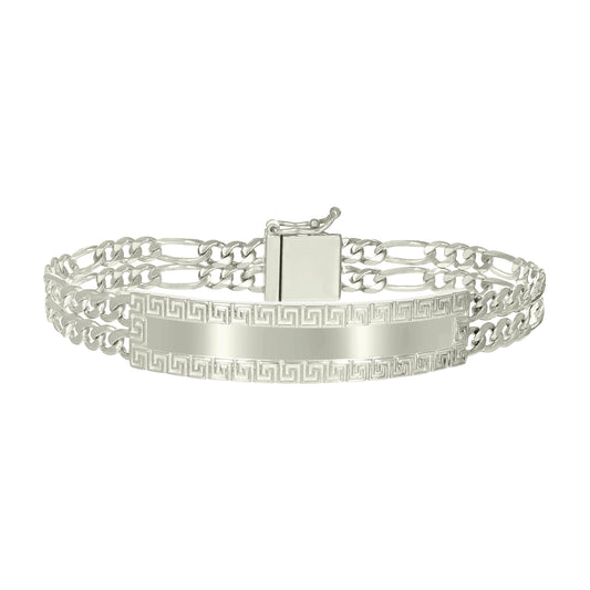 925 Sterling Silver Id Bracelet 8"