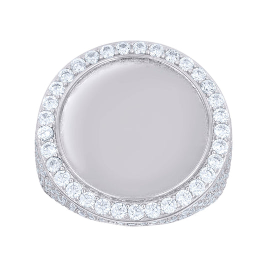 925 Sterling Silver Cz Ring S10