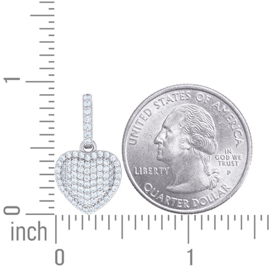 925 Sterling Silver Cz Pendant