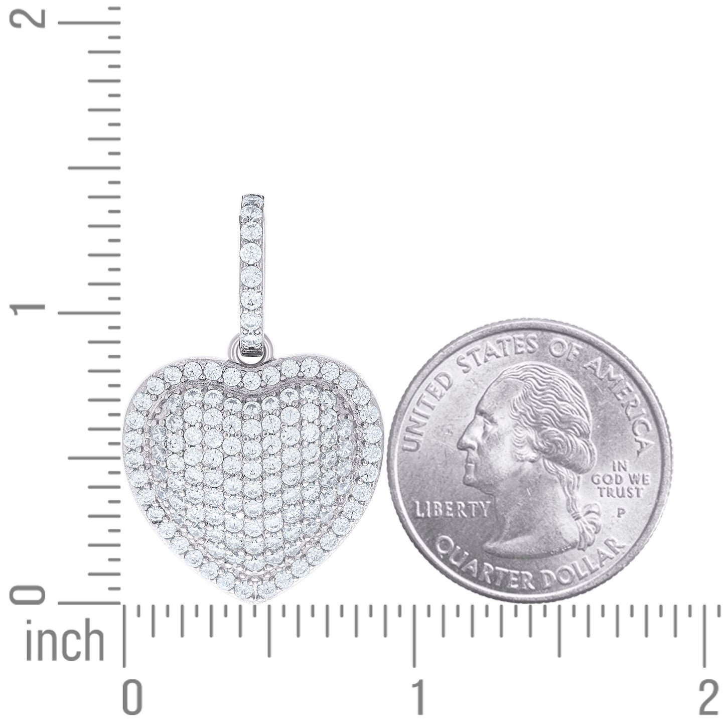 925 Sterling Silver Cz Pendant