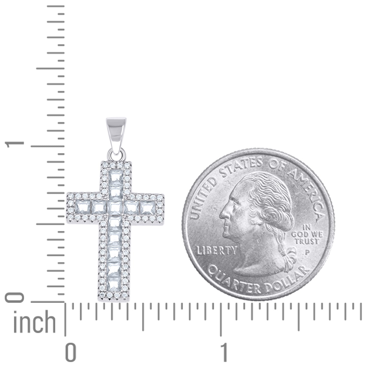 925 Sterling Silver Cz Pendant