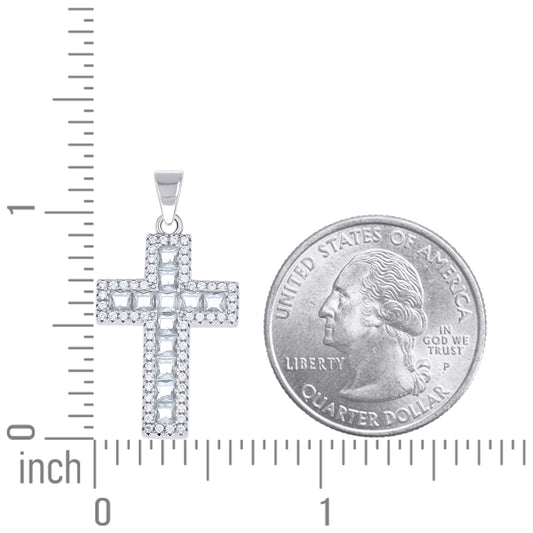 925 Sterling Silver Cz Pendant