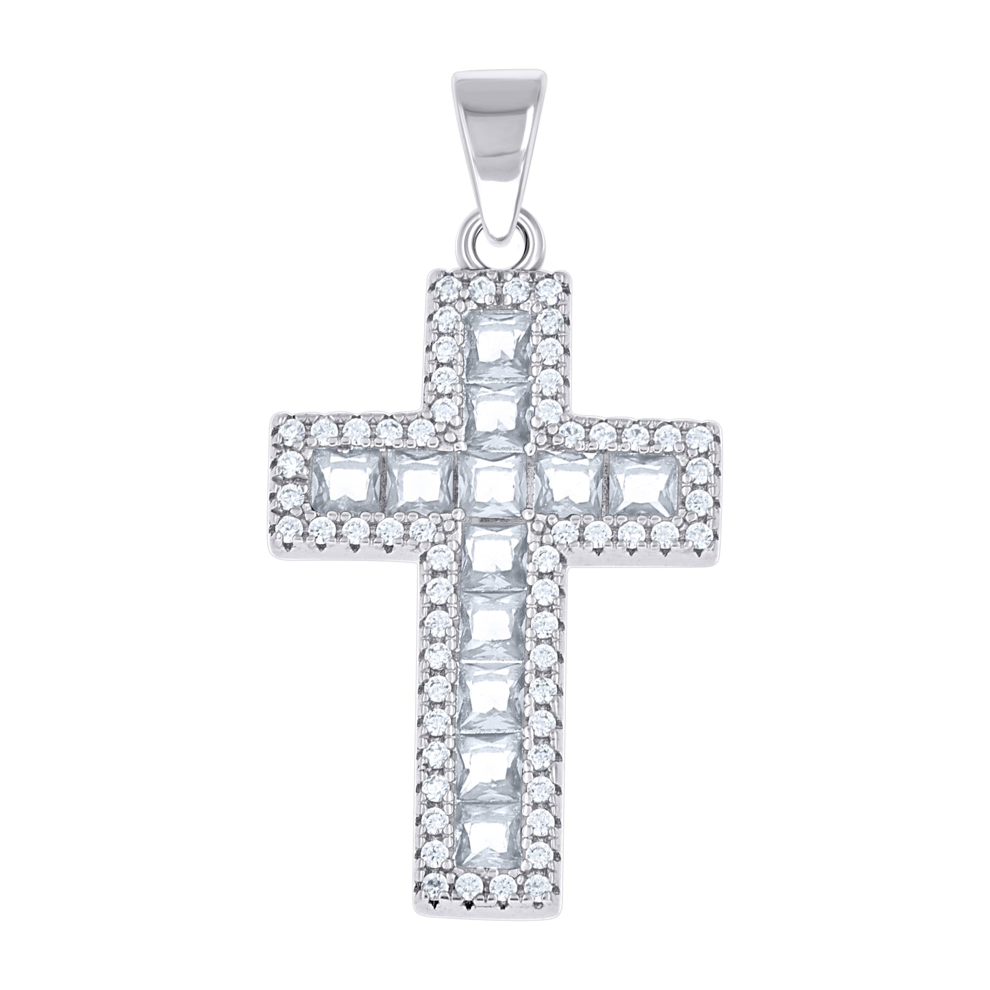 925 Sterling Silver Cz Pendant