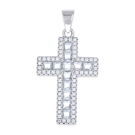 925 Sterling Silver Cz Pendant