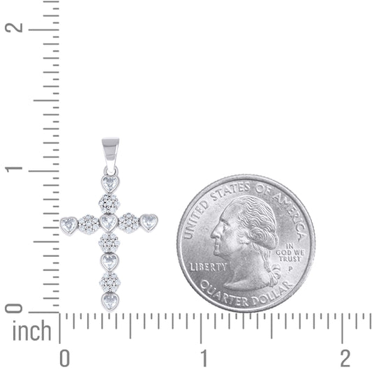 925 Sterling Silver Cz Pendant