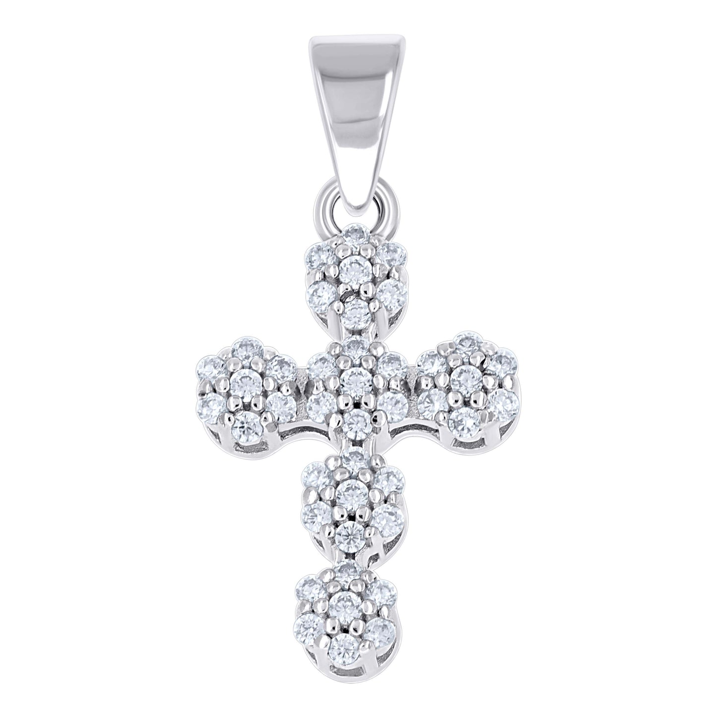 925 Sterling Silver Cz Pendant