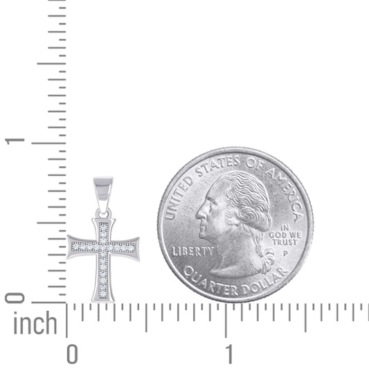 925 Sterling Silver Cz Pendant