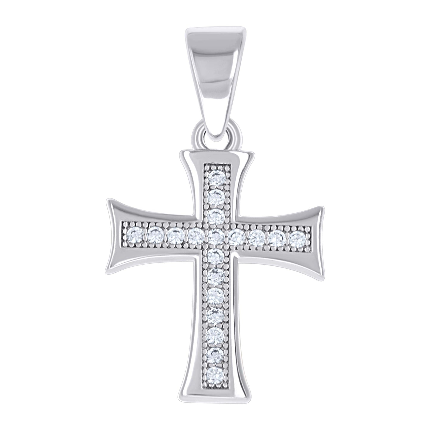 925 Sterling Silver Cz Pendant