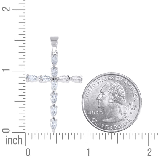 925 Sterling Silver Cz Pendant