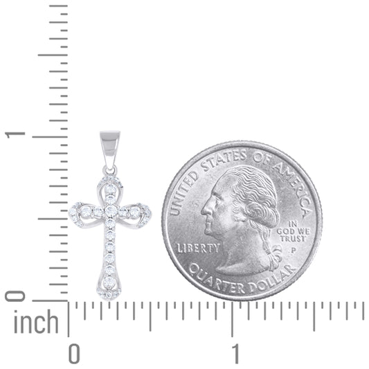 925 Sterling Silver Cz Pendant