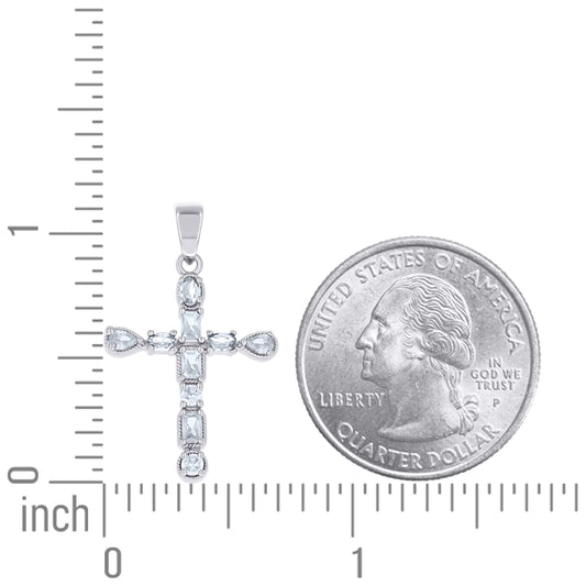 925 Sterling Silver Cz Pendant