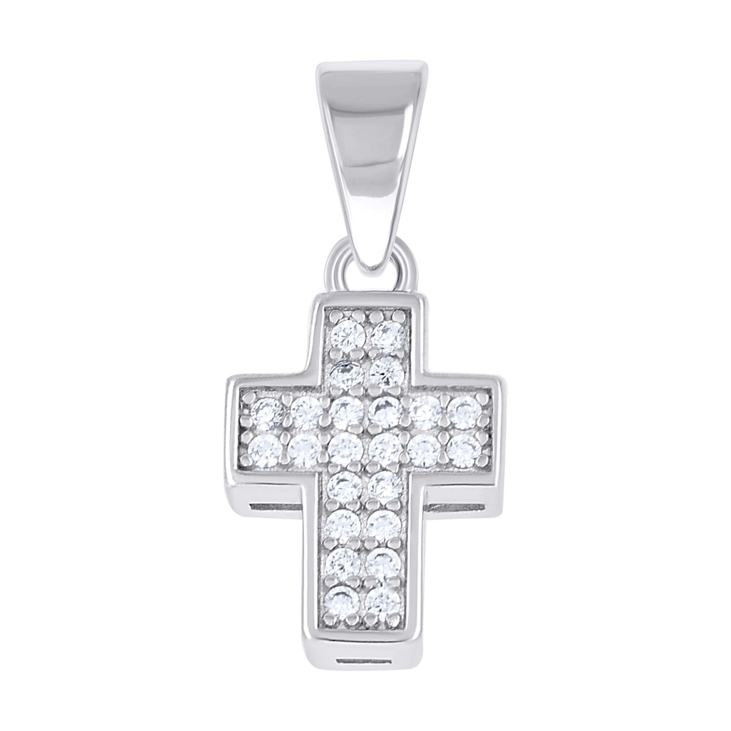 925 Sterling Silver Cz Pendant
