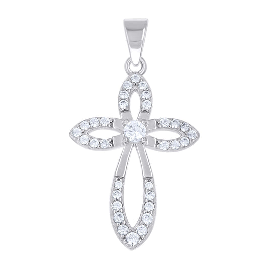 925 Sterling Silver Cz Pendant