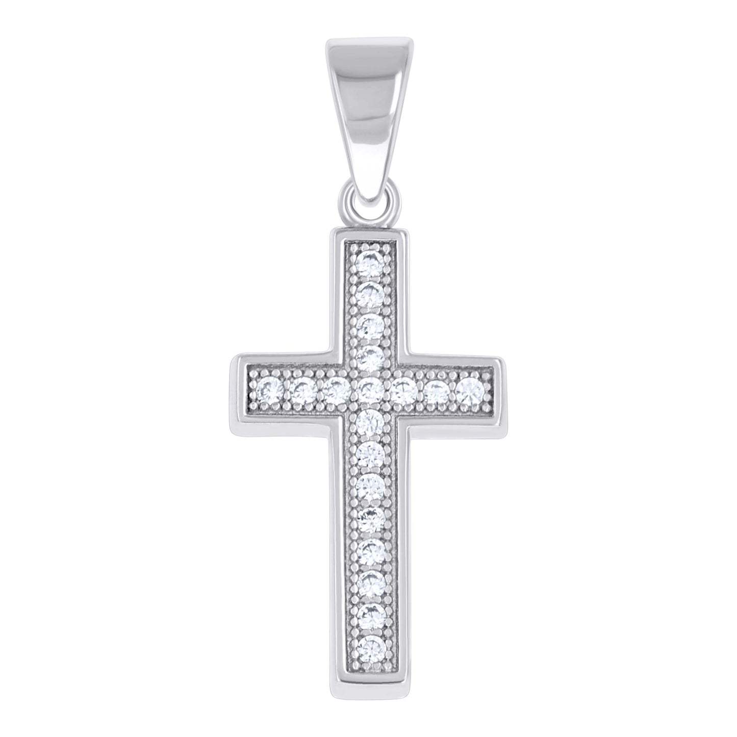 925 Sterling Silver Cz Pendant