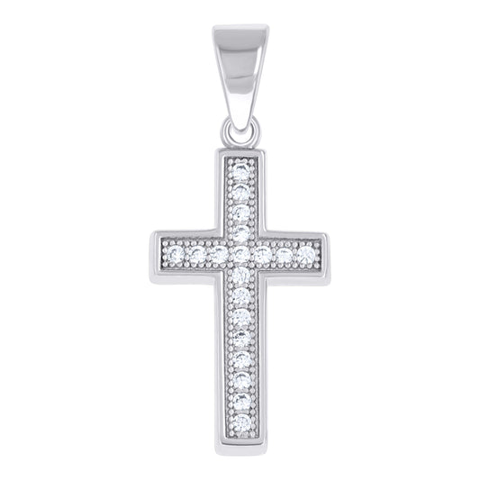925 Sterling Silver Cz Pendant