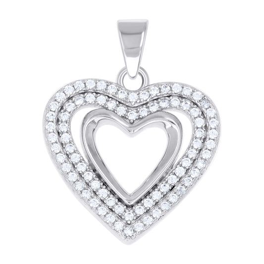925 Sterling Silver Cz Pendant