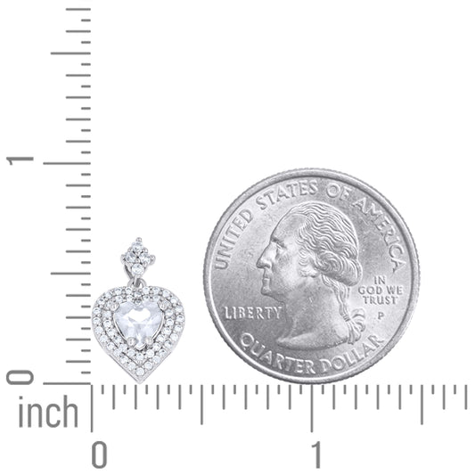 925 Sterling Silver Cz Pendant