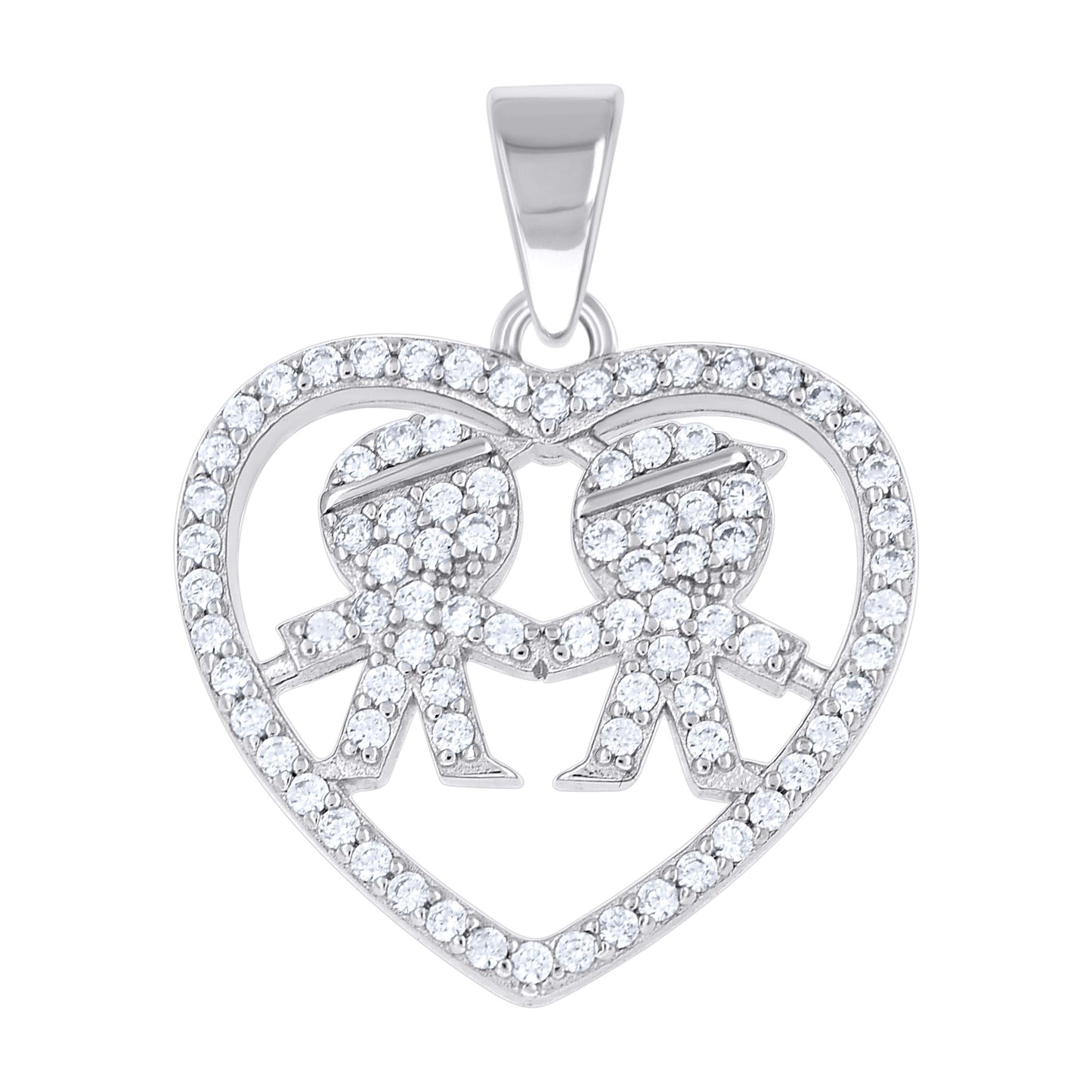 925 Sterling Silver Cz Pendant