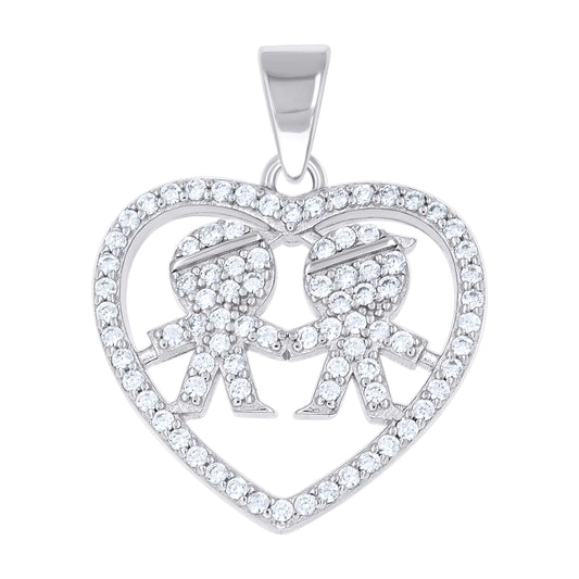 925 Sterling Silver Cz Pendant