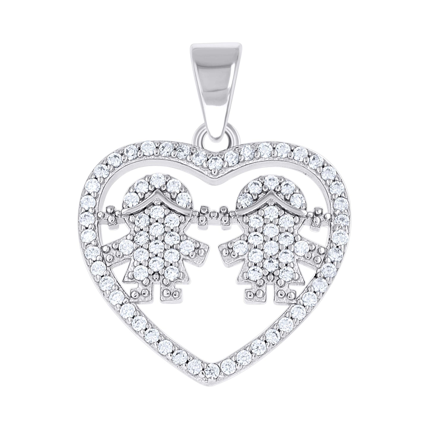 925 Sterling Silver Cz Pendant
