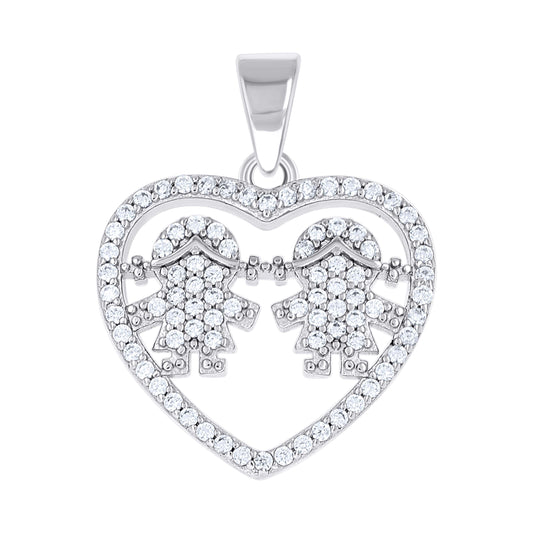925 Sterling Silver Cz Pendant