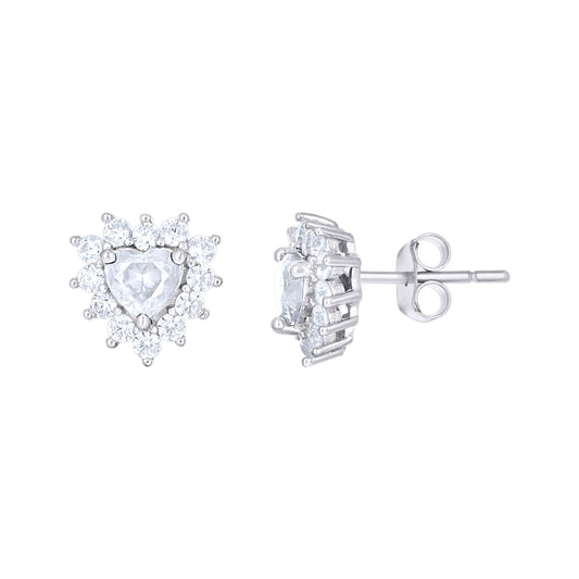 925 Sterling Silver Cz Earrings