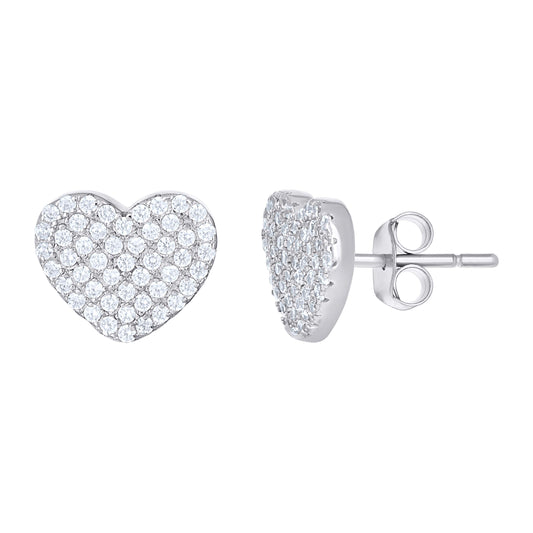 925 Sterling Silver Cz Earring