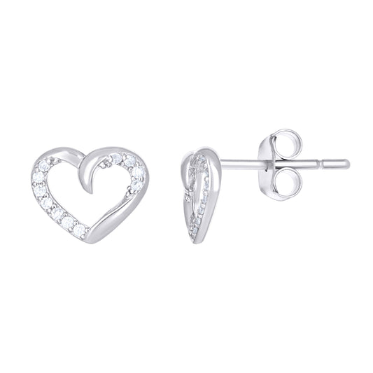 925 Sterling Silver Cz Earring