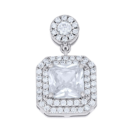 925 Sterling Silver Cz Pendant