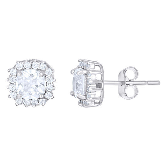 925 Sterling Silver Cz Earrings