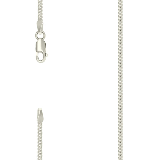 925 Silver Solid Miami Cuban Chain 2mm