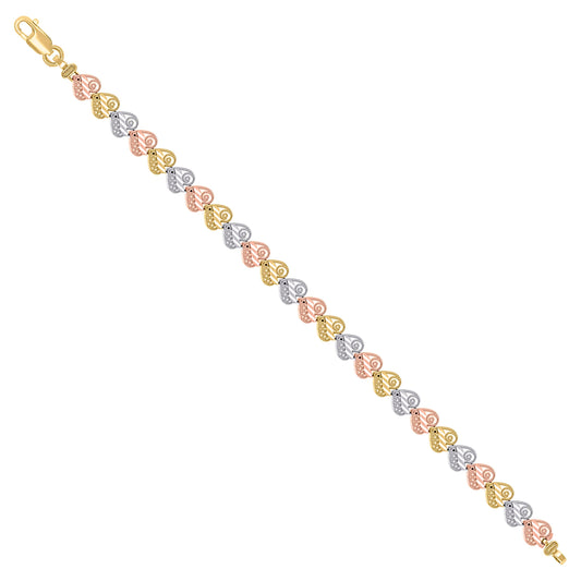 14Kt Gold Bracelet 7.5"