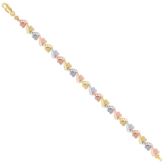 14Kt Gold Bracelet 7.5"