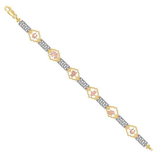14Kt Gold Bracelet 7"