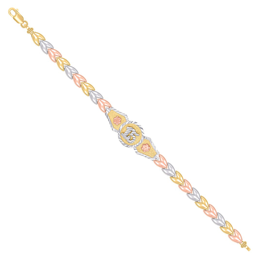 14Kt Gold Bracelet 7.5"