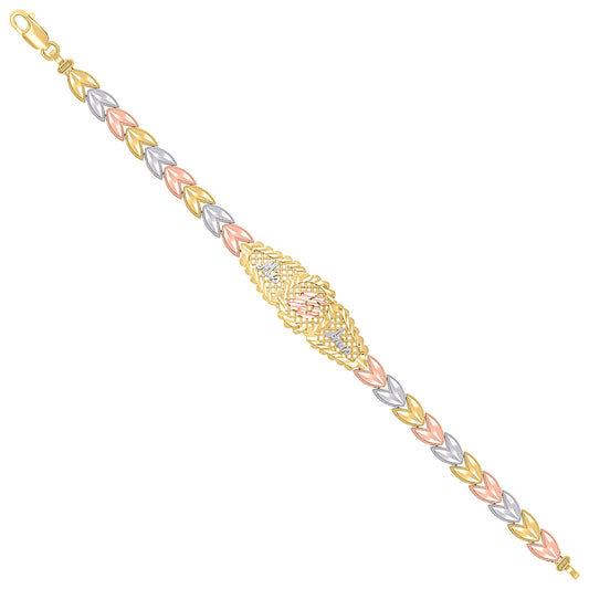 14Kt Gold Bracelet 7.5"