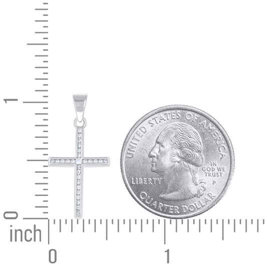 925 Sterling Silver Cz Pendant